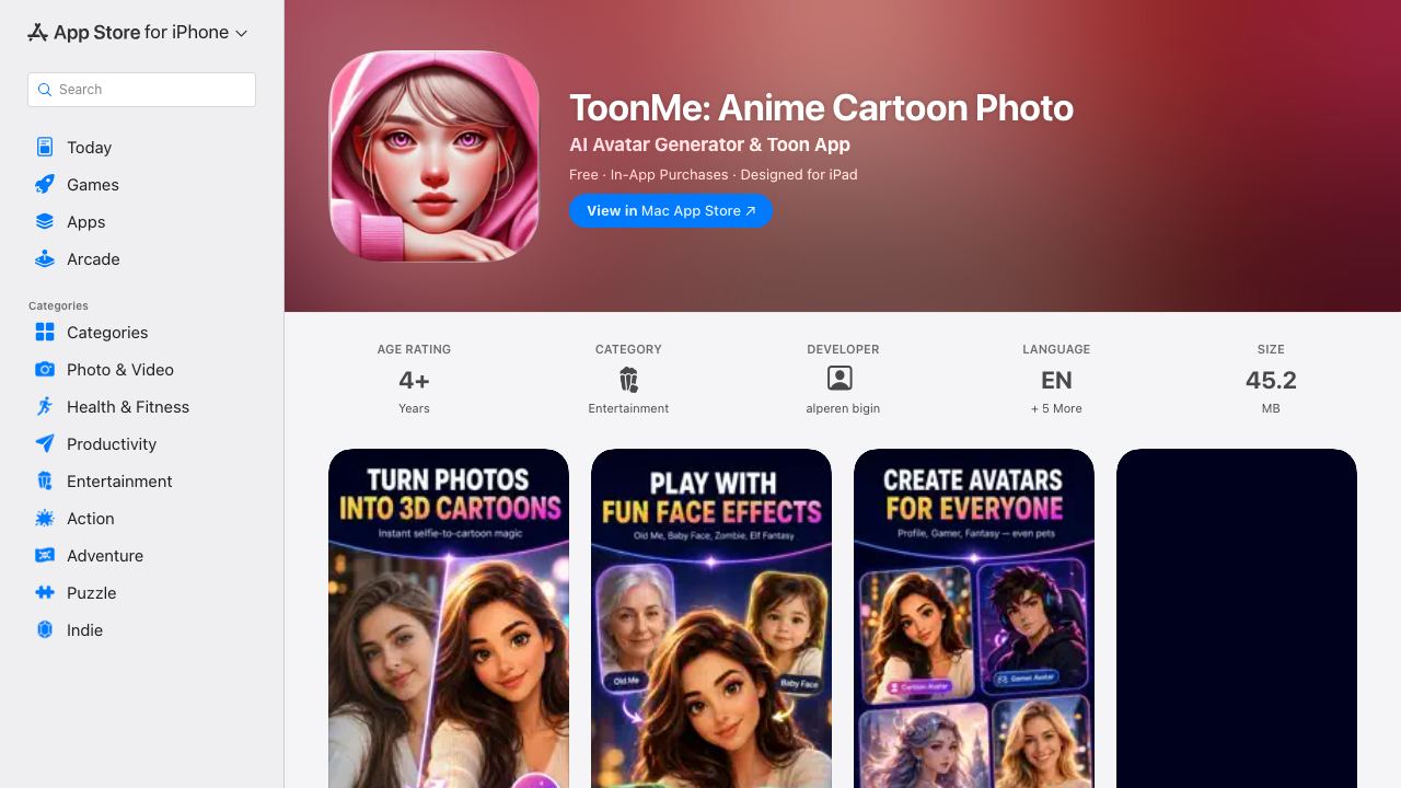 AI Cartoon & Background Wizard website screenshot