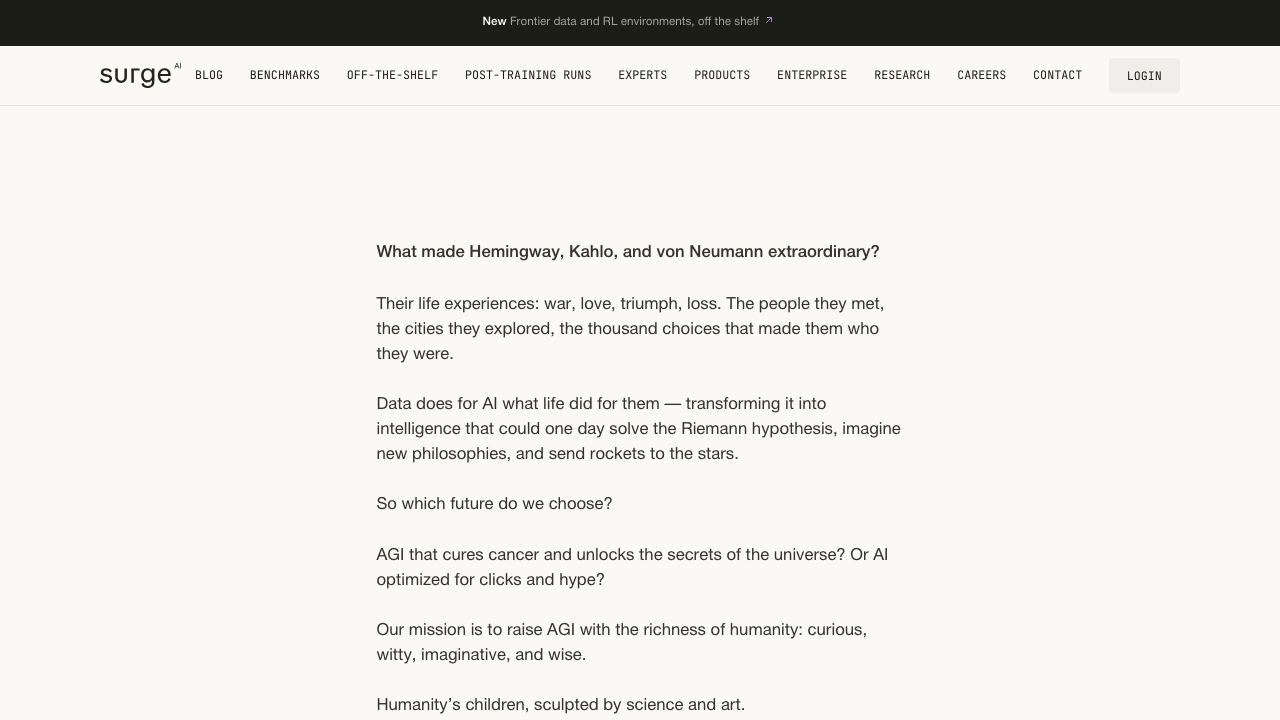 surgehq.ai 网站截图