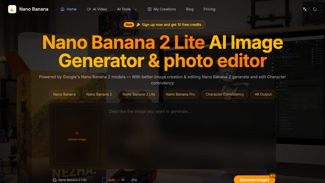 Nano Banana 2 - 11 website screenshot
