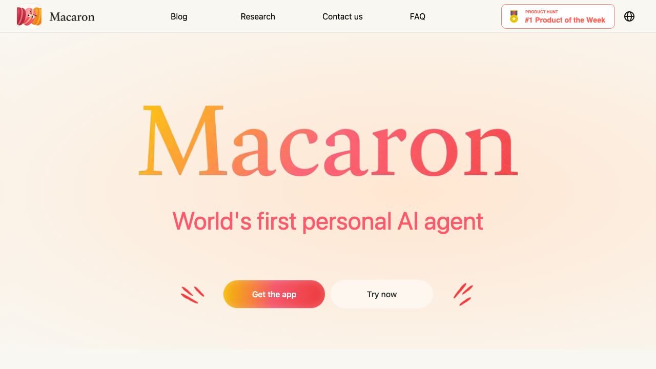 Macaron 网站截图
