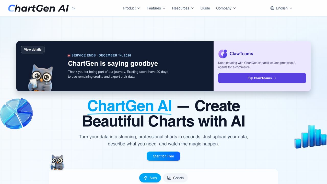 ChartGen.ai 网站截图