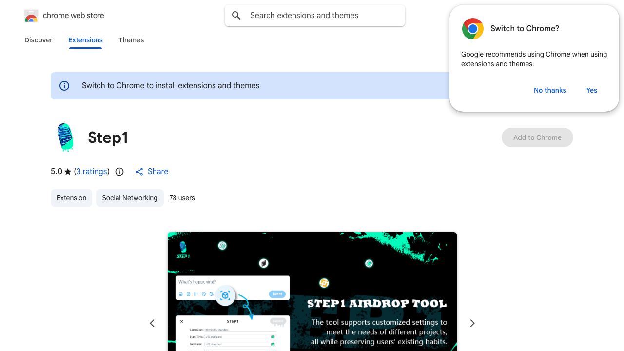 Step1 website screenshot