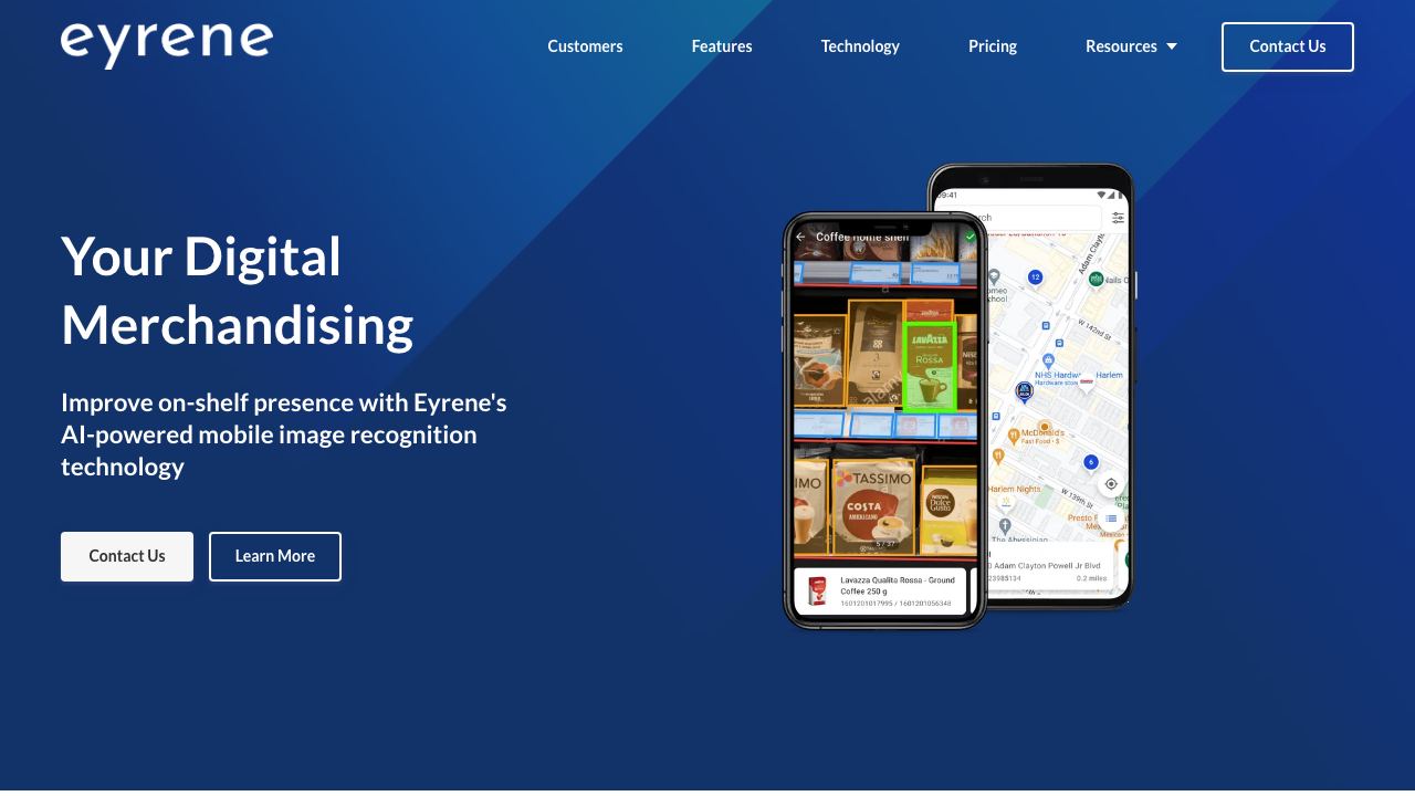 Eyrene 网站截图