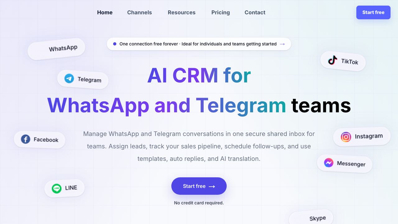 WADeck - AI Driven WhatsApp CRM 网站截图