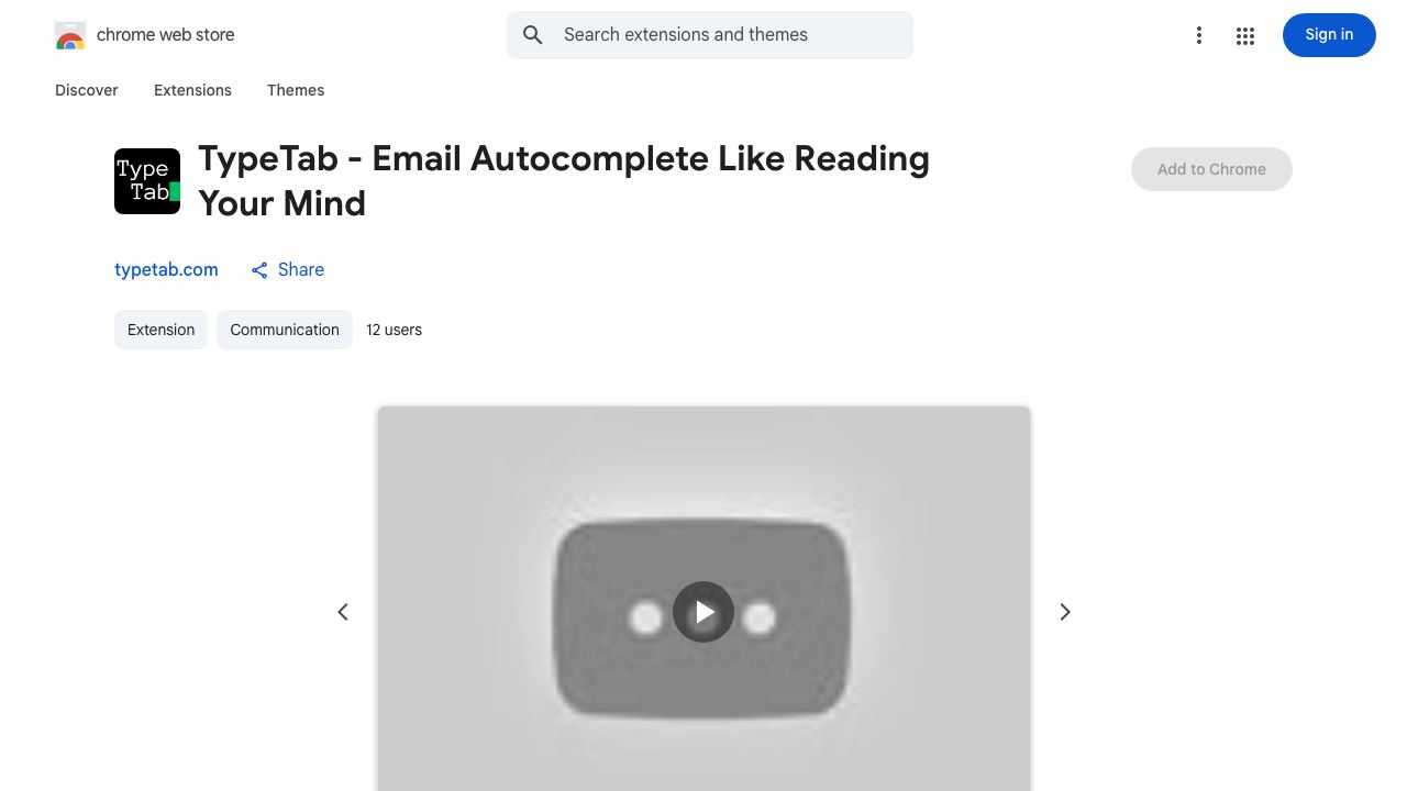 TypeTab Auto-Complete 网站截图