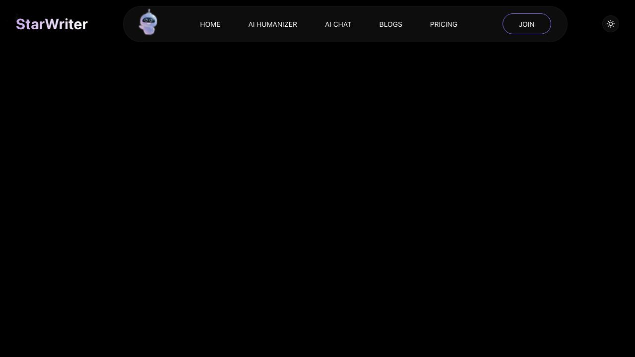 StarWriter AI 网站截图