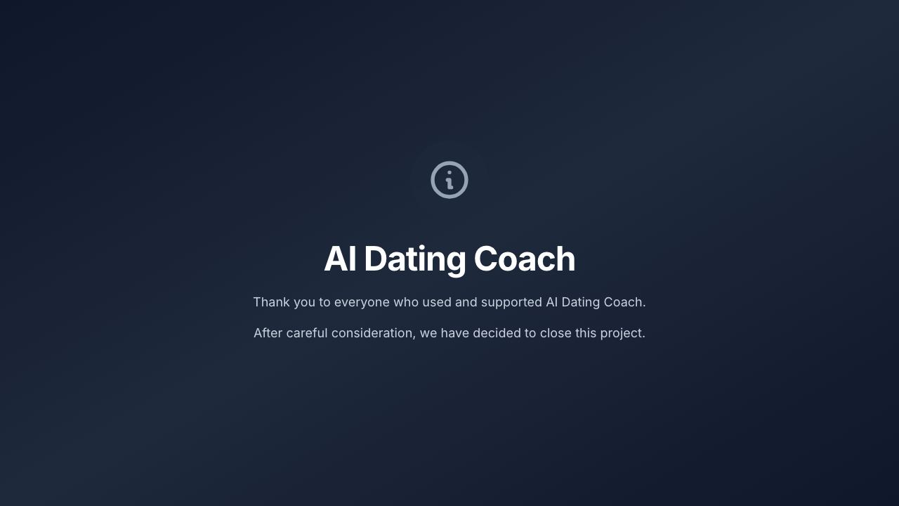 AI Dating Coach 网站截图