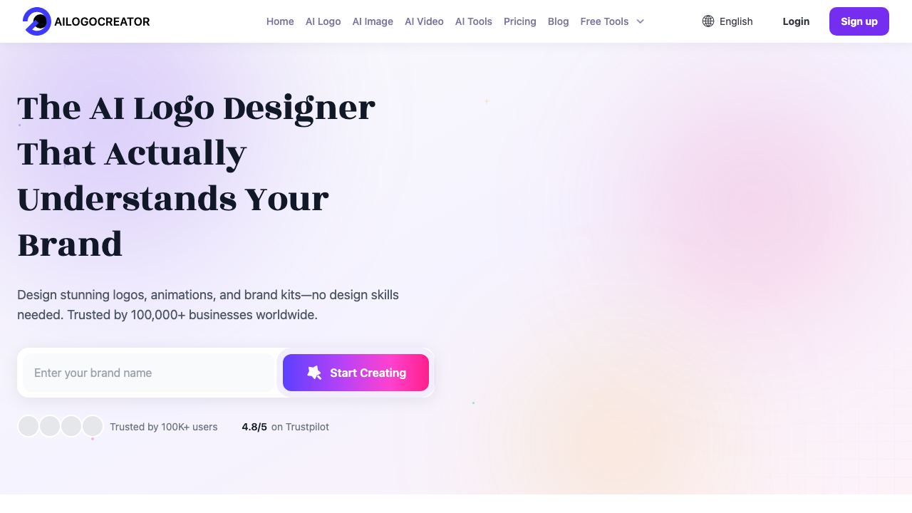 Ailogocreator 网站截图