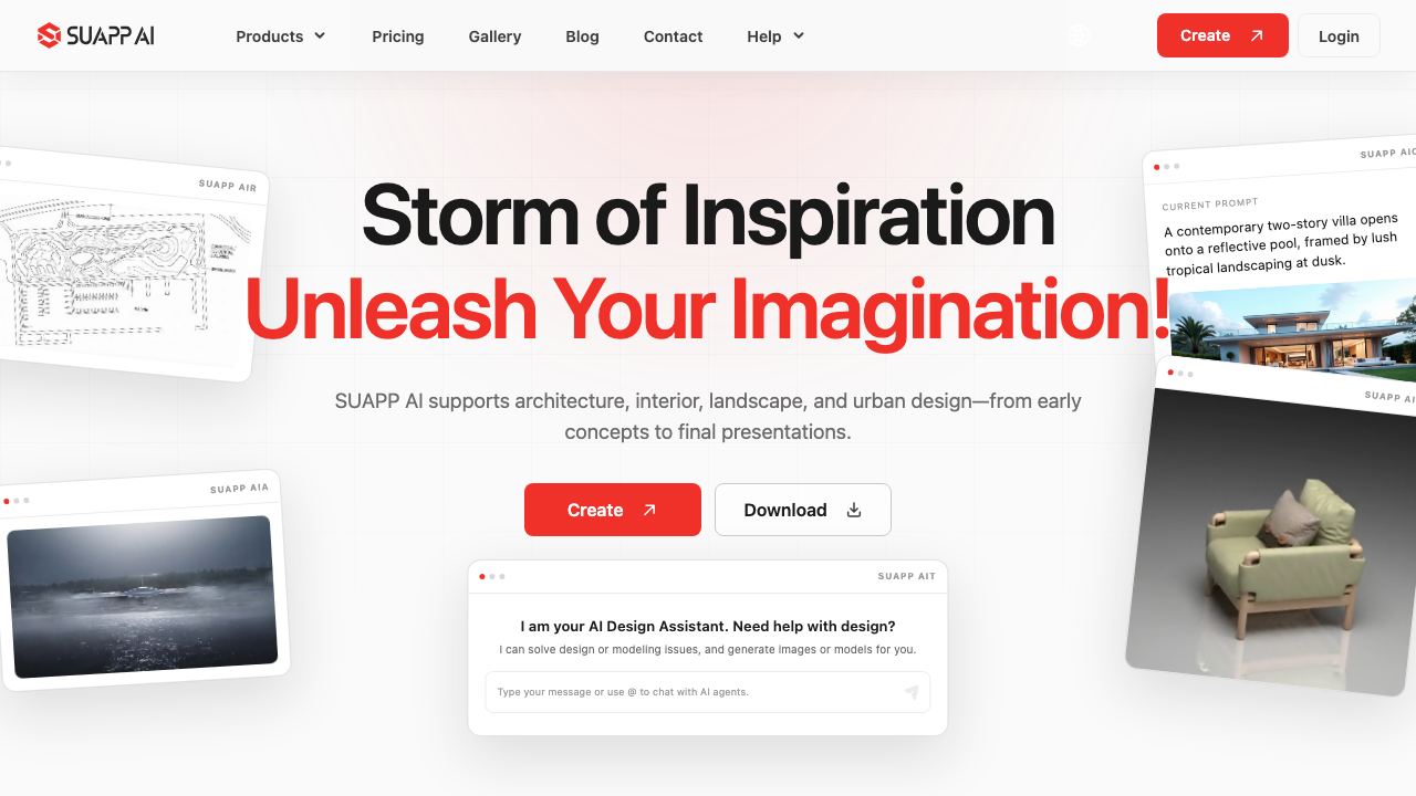 SUAPP AI 网站截图
