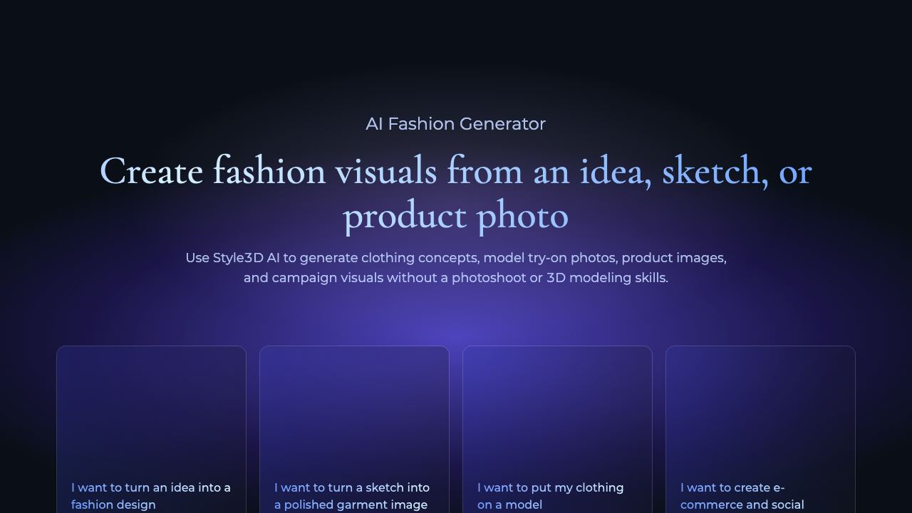 Style3D AI 网站截图