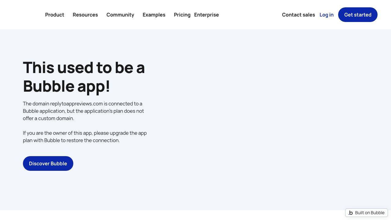 ReplyToAppReviews website screenshot
