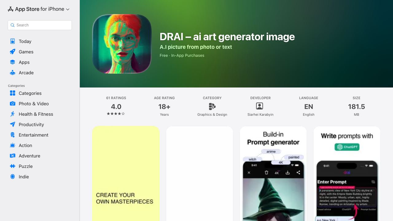 DRAI 2.0 - ChatGPT and AI-gen union 网站截图