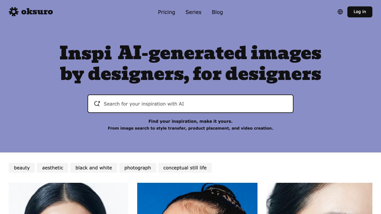 Oksuro website screenshot