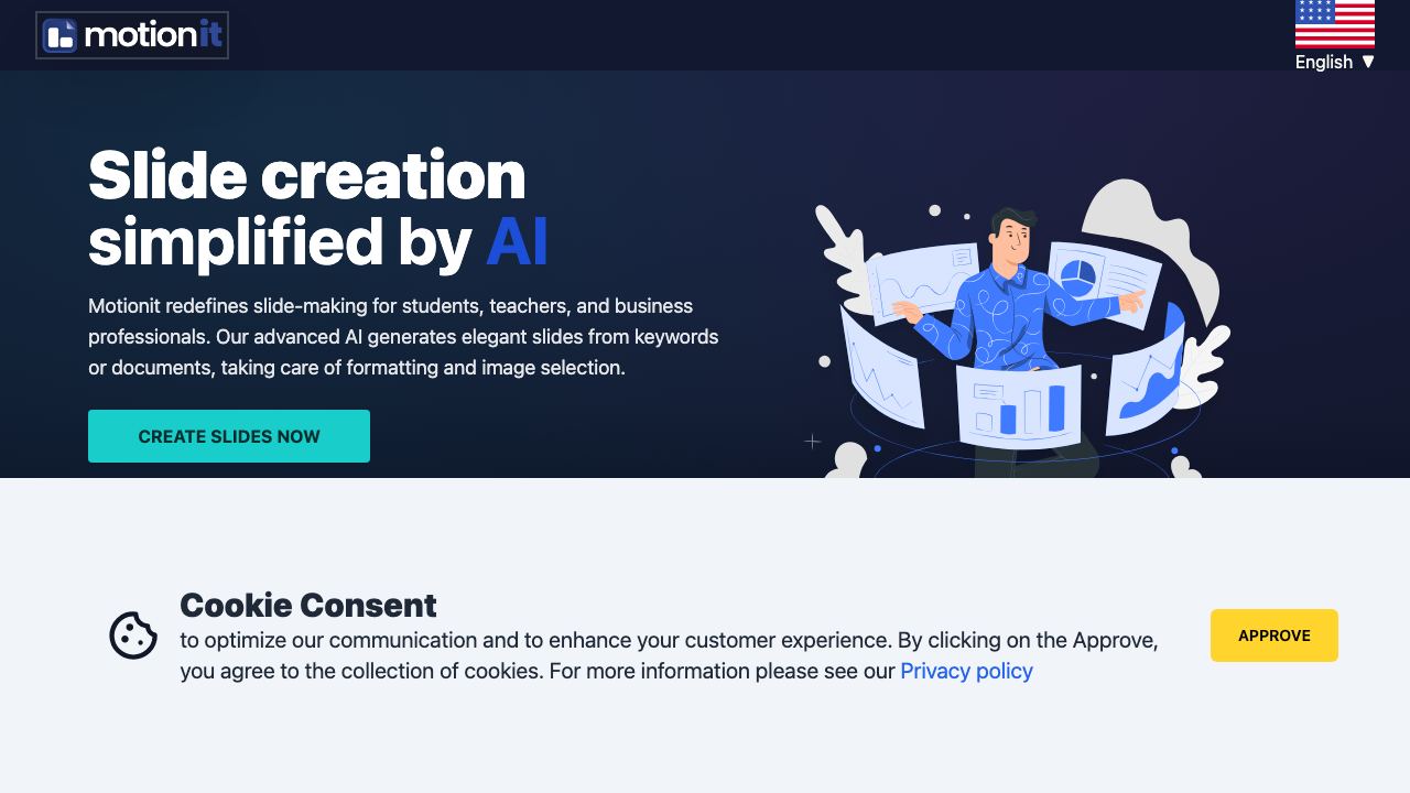 MotionIt AI website screenshot
