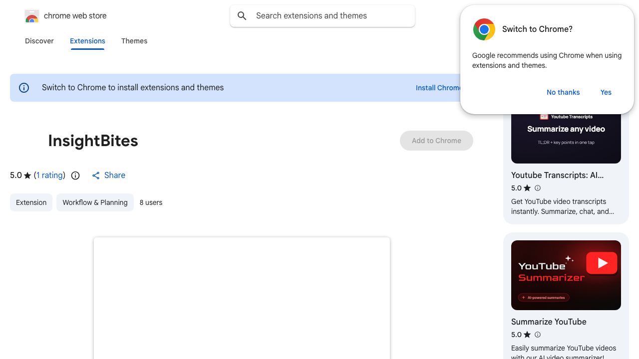 Insight Bites 网站截图