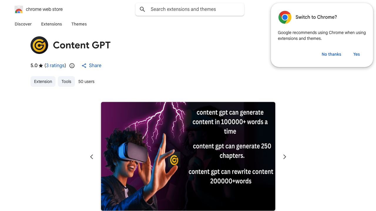 Content GPT 网站截图