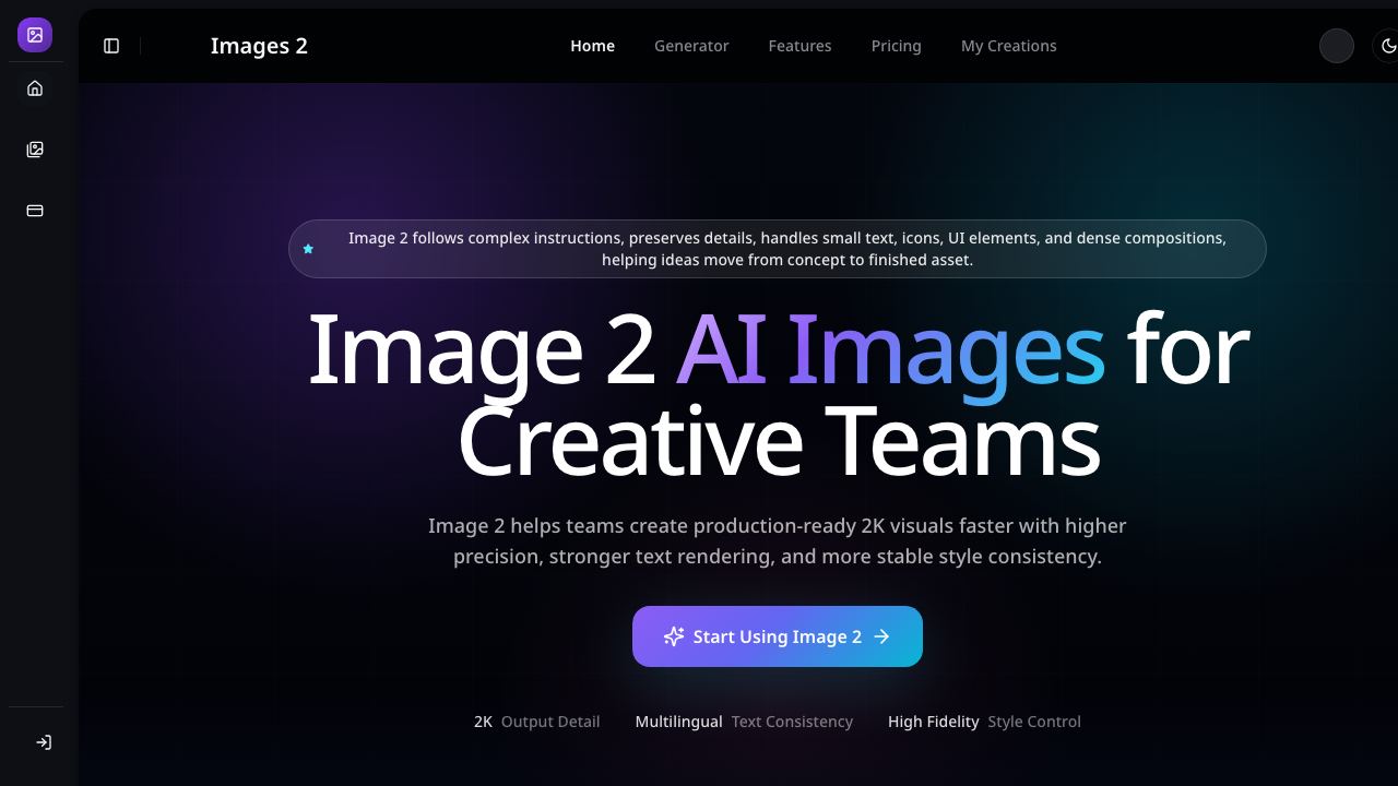 Image 2 website screenshot