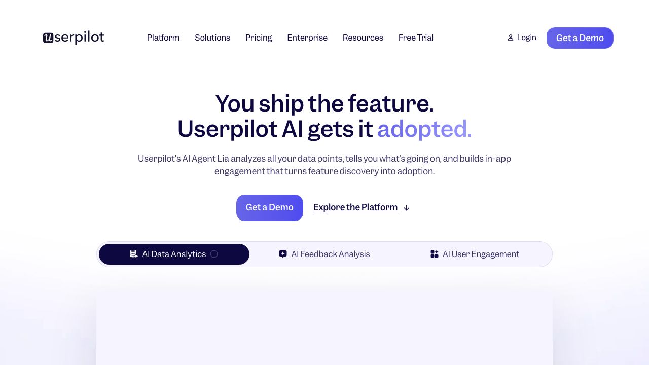 Userpilot 网站截图