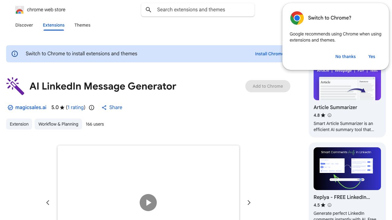 Personalized LinkedIn Message Assistant website screenshot