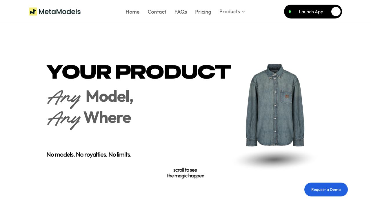 MetaModels website screenshot