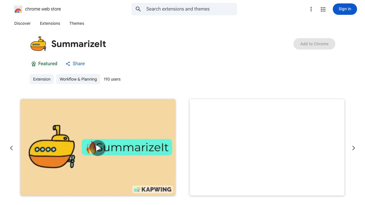 SummarizeIt 网站截图