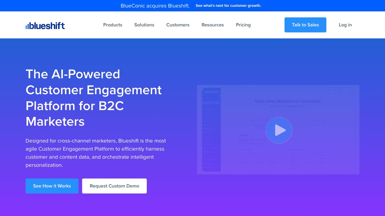 Blueshift 网站截图