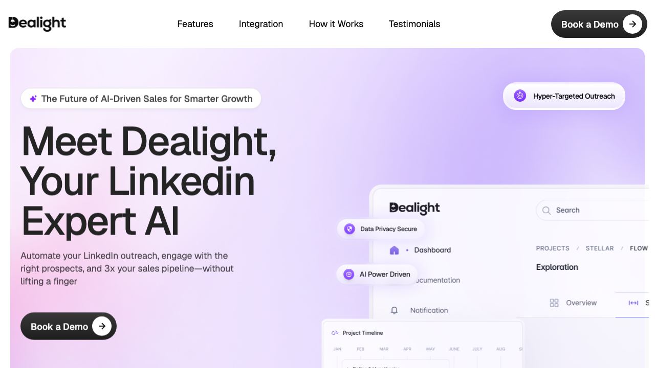 Dealight 网站截图