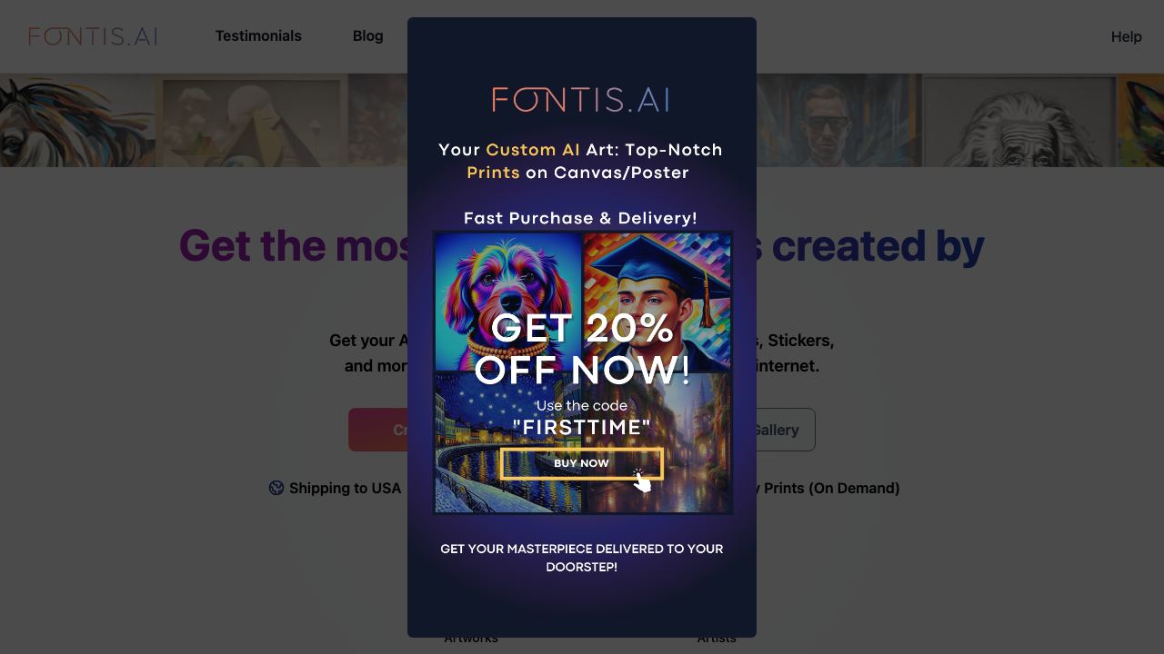 Fontis.ai 网站截图