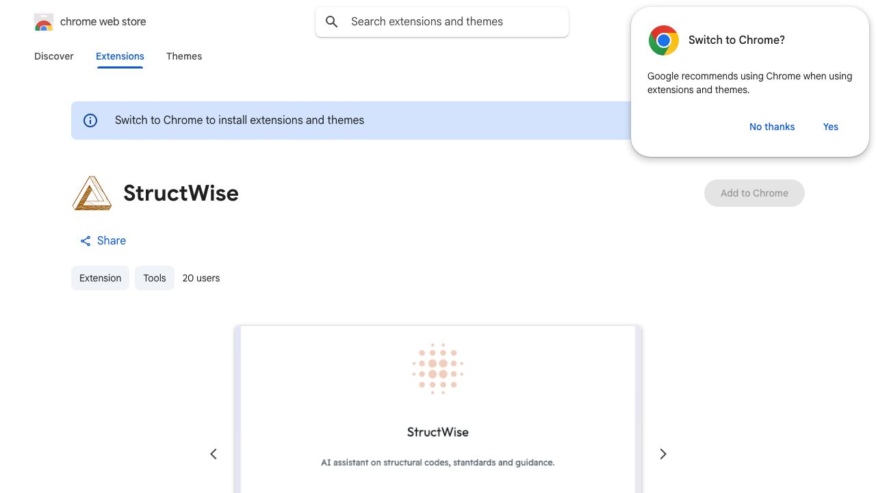 StructWise 网站截图