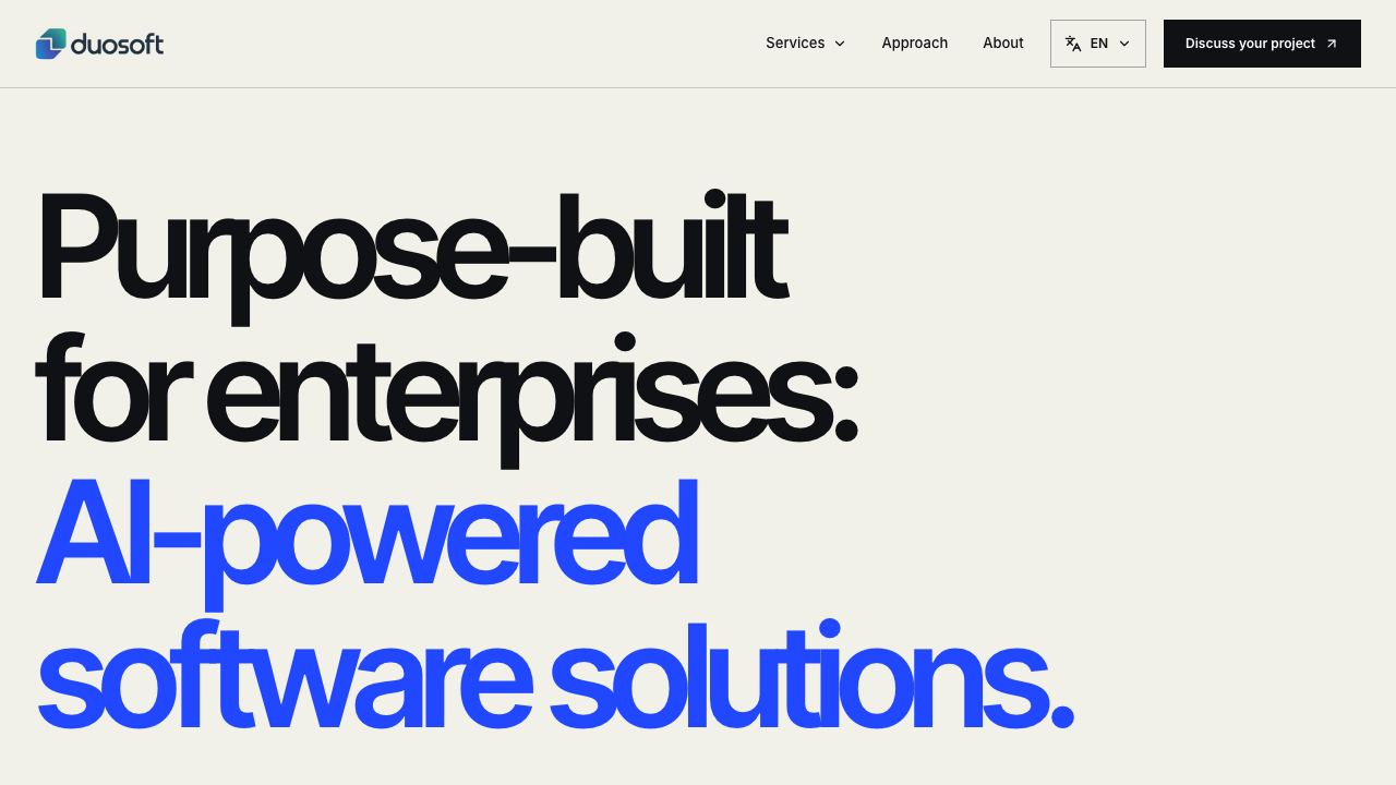 DuoSoft website screenshot