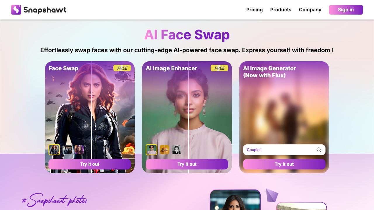 Snapshawt 网站截图