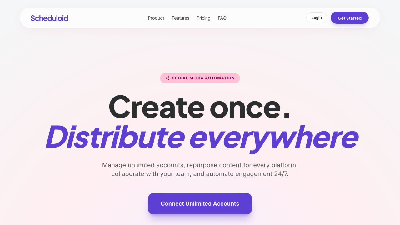 Scheduloid 网站截图