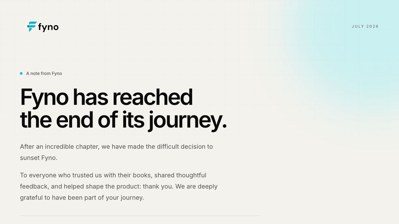 Fyno website screenshot