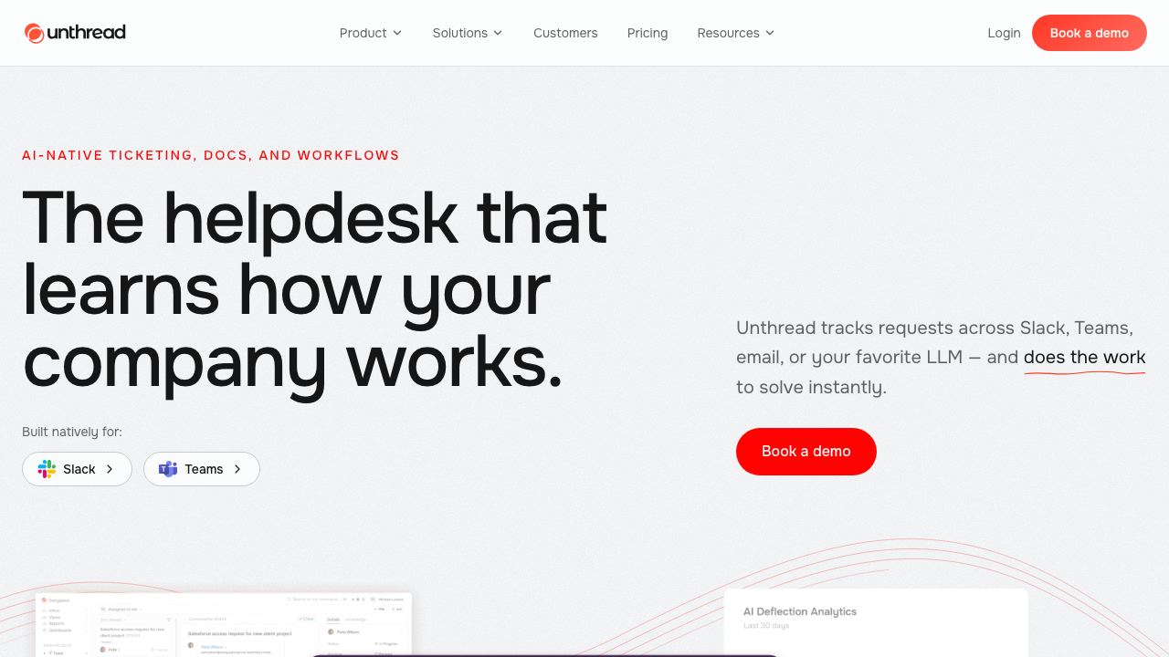 Unthread 网站截图