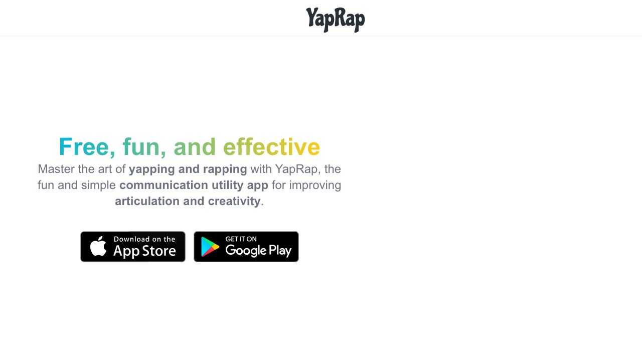 YapRap 网站截图