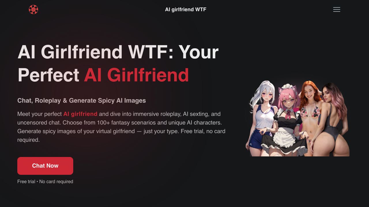 AI Girlfriend WTF 网站截图