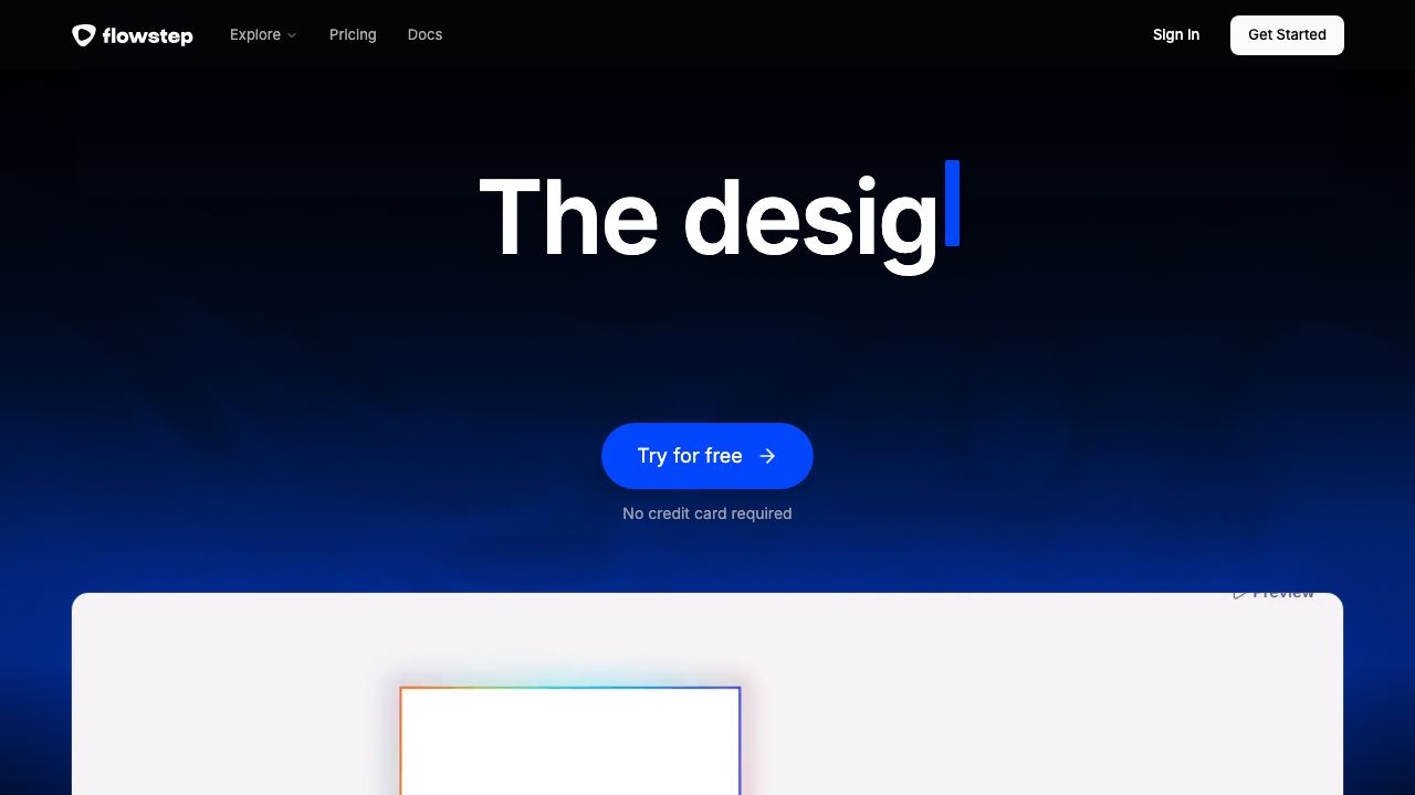 Flowstep website screenshot