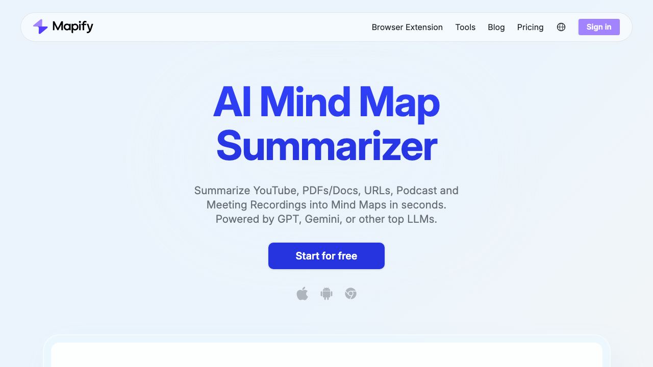 Chatmind 网站截图
