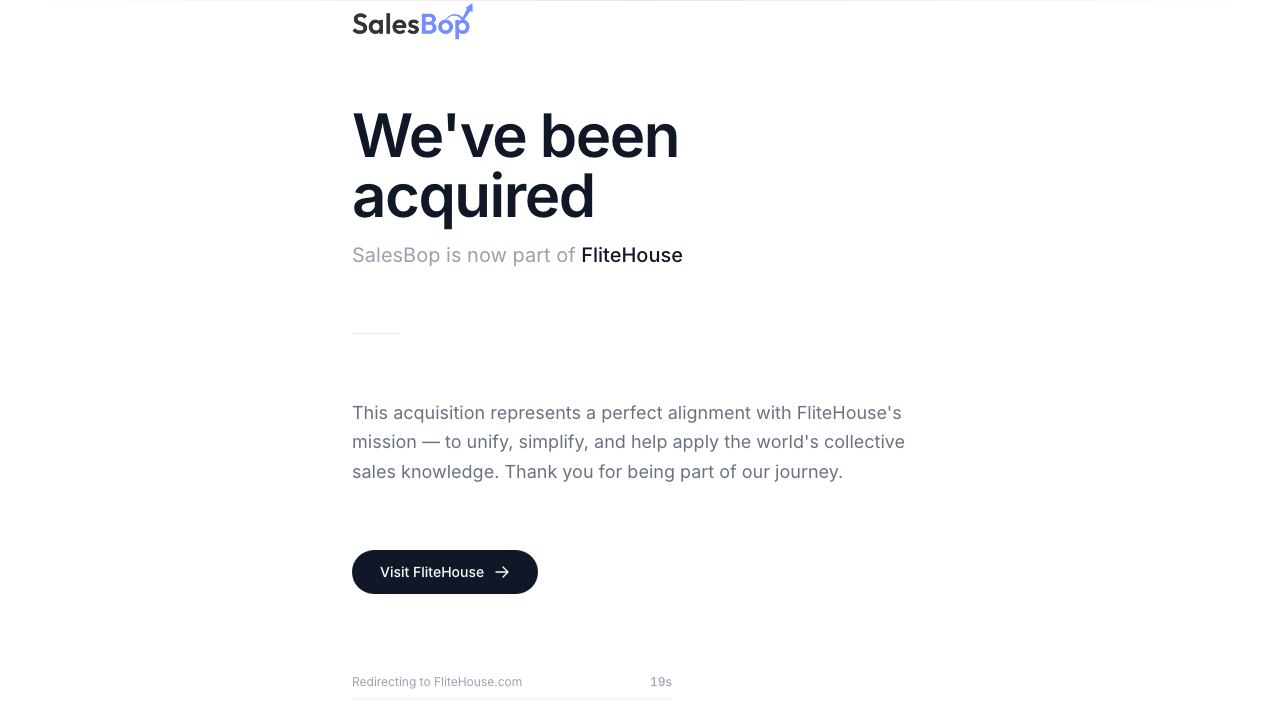 SalesBop 网站截图