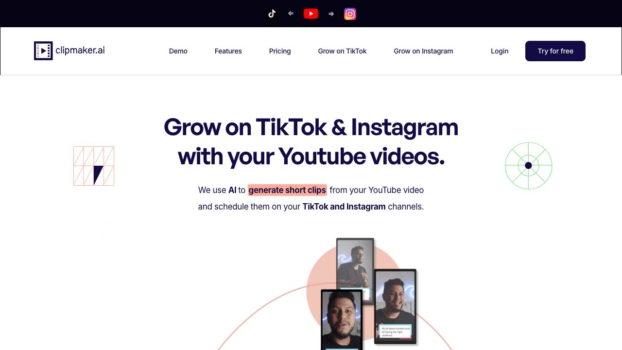 ClipMaker 网站截图
