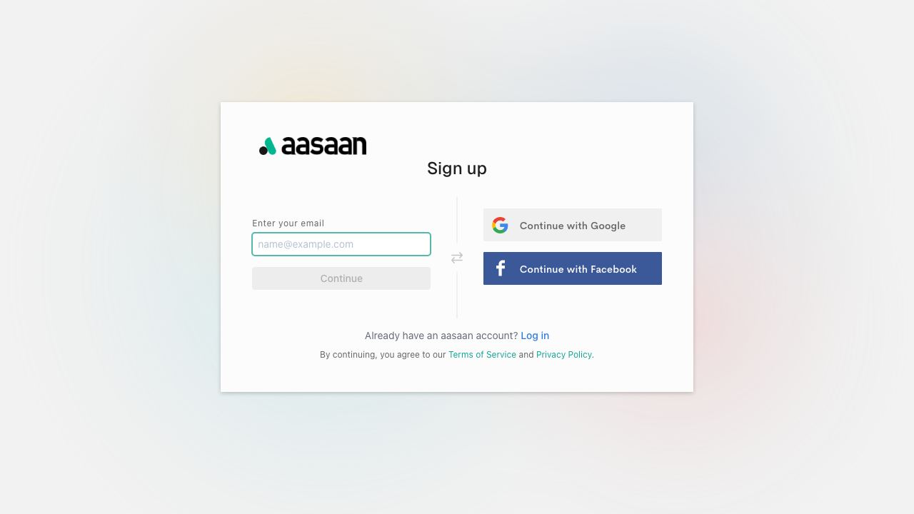 aasaan 网站截图