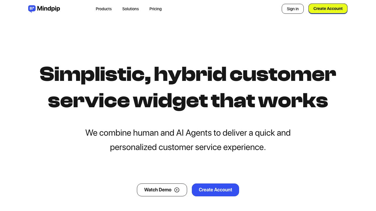 Mindpip 网站截图