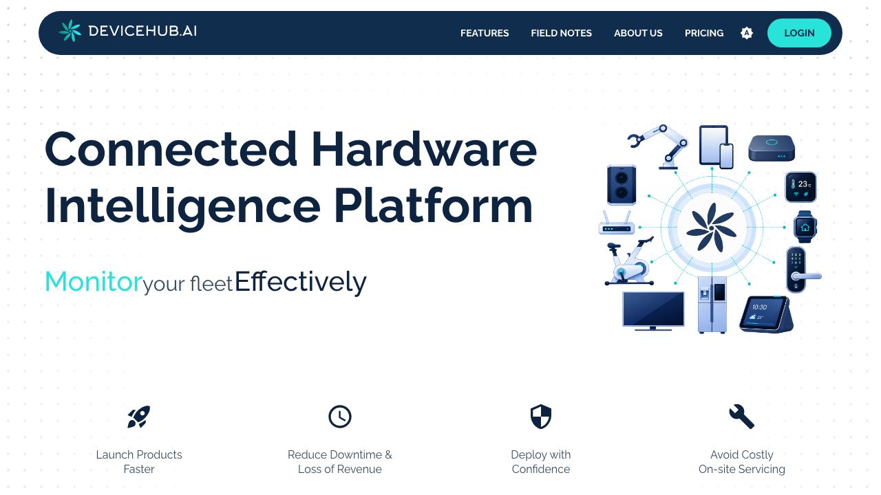DeviceHub.ai 网站截图