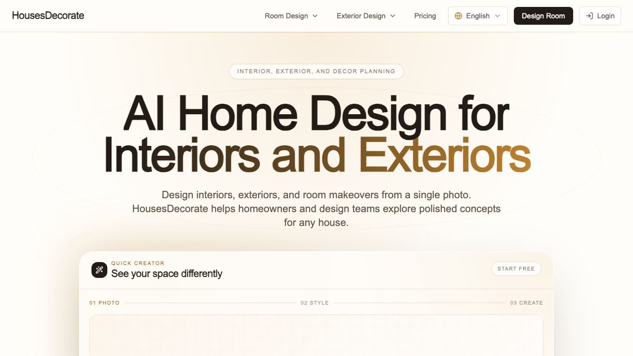 HousesDecorate 网站截图