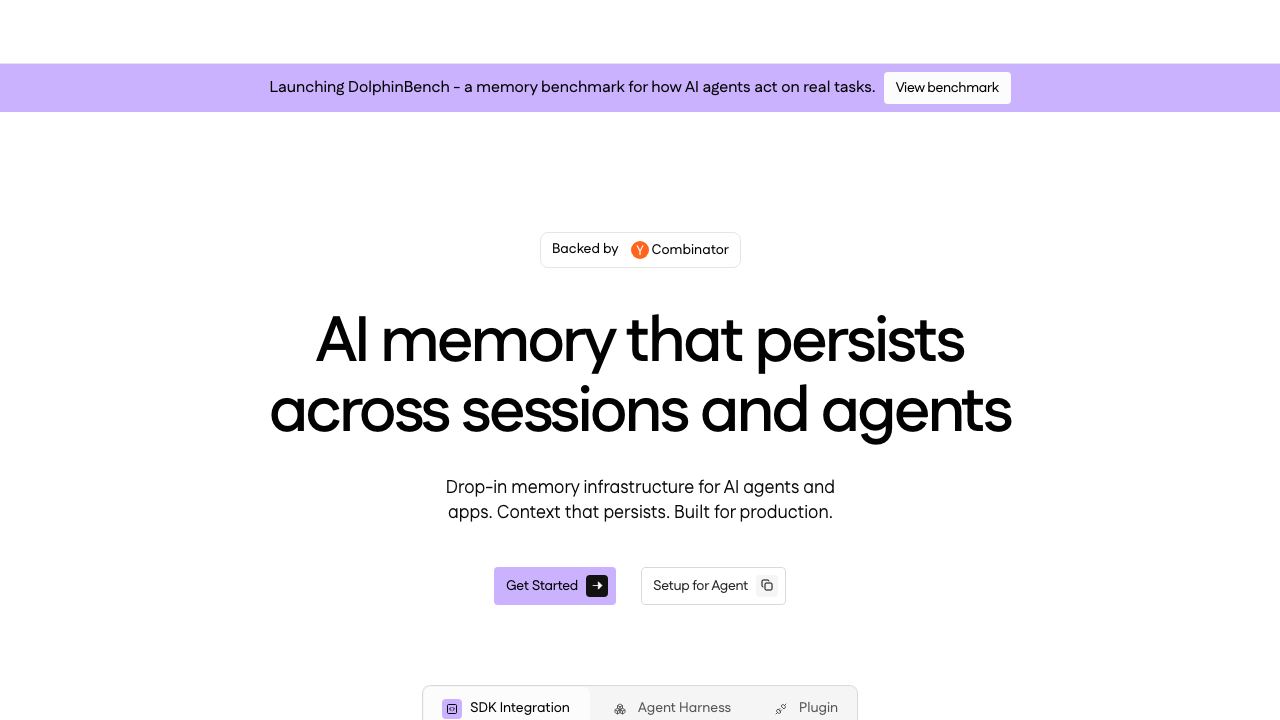 Mem0 website screenshot