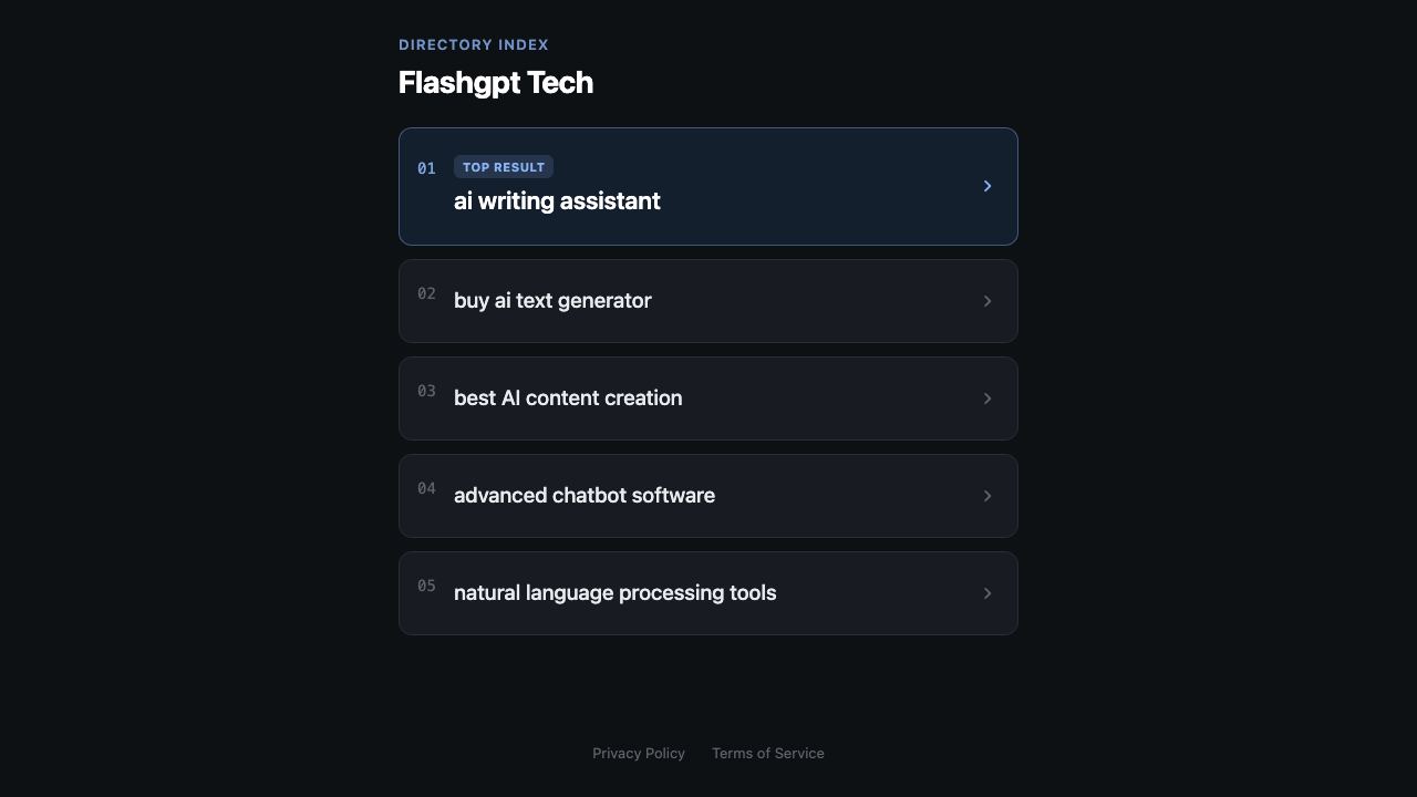 FlashGPT 网站截图