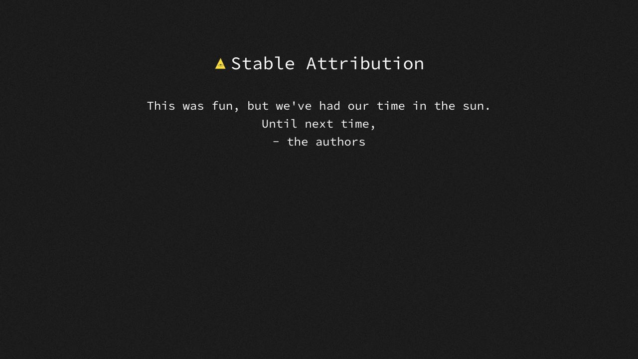 Stable Attribution 网站截图