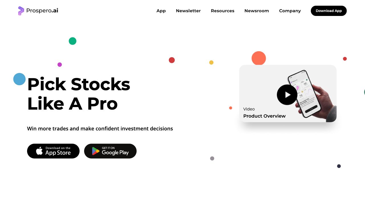 Prospero.ai 网站截图