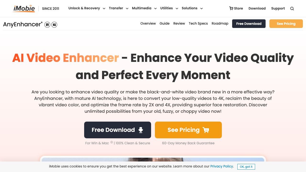 AnyEnhancer 网站截图
