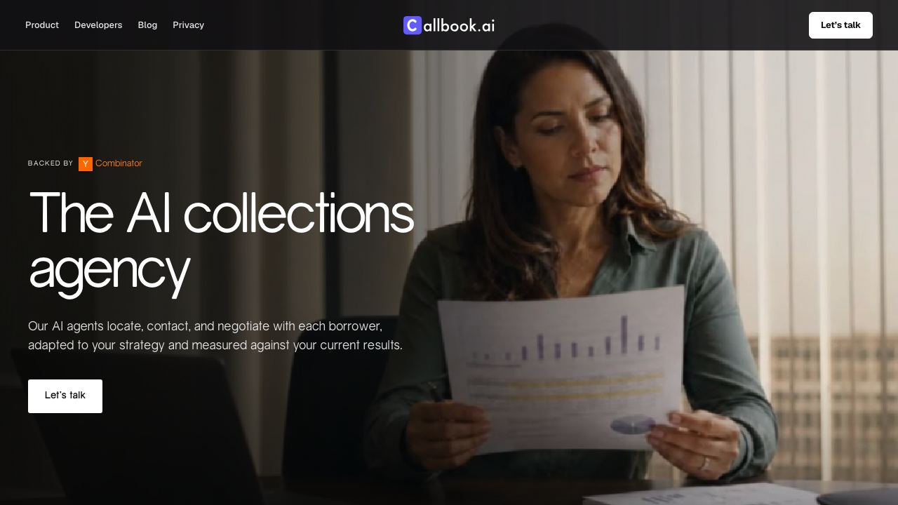 Callbook.ai - Zoho CRM 网站截图